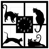 Часы "Котики"